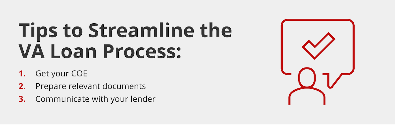 3 tips to streamline the VA loan process.